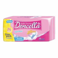 Doncella Toallas Normal 16 Unidades