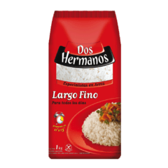 Dos Hermanos arroz largo fino 1k byb