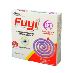 Fuyi Espirales Repelente Contra Mosquitos Country Fresh