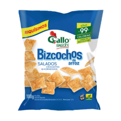 Gallo Snacks Bizcochos de Arroz Salados