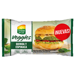 Granja del Sol Veggies Quinoa y Espinaca 4 Unidades