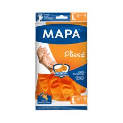 Mapa Plissé Guantes Talle L