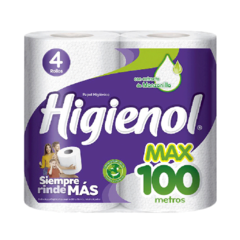 Higienol Papel Higienico Max 100 Metros con Manzanilla