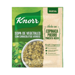 Knorr Sopa de Vegetales con Caracolitos Verdes