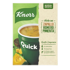 Knorr Sopas Quick Zapallo, Romero y Pimienta