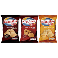 Krachitos Snacks Papas Fritas Varios Sabores