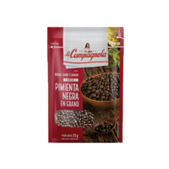 La Campagnola Pimienta Negra Entera 25g