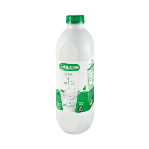 La Serenisima leche larga vida botella 1L Descremada