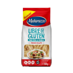 Matarazzo Penne Rigate Fideos Libre de Gluten