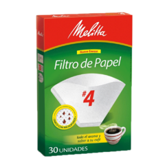 Melitta Filtro de Papel para Cafe Nro 4