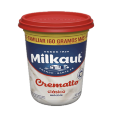 Milkaut Crematto Clásico Familiar 450g