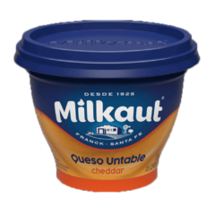 Milkaut Queso untable Cheddar 190g