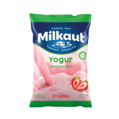 Milkaut Yogur Bebible Frutilla Descremado 1 L