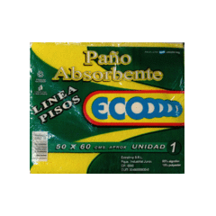 Eco Paño Absorbente Amarillo 50x60