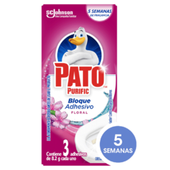 Pato Purific Bloque Adhesivo Floral