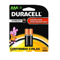 Duracell Pilas AAA por 2 unidades byb