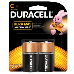 Duracell Pilas C por 2 unidades  byb