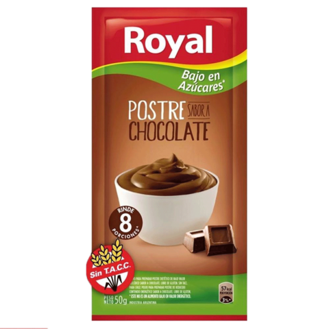 Royal Postre Chocolate Sin Azucar