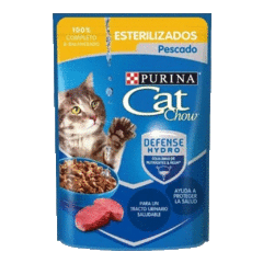 Purina Cat Chow Pouch Castrados Esterilizados Pescado 85g