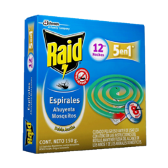 Raid Espirales Ahuyenta Mosquitos