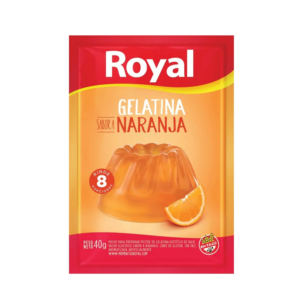 Royal Gelatina Frutilla Sin Azucar - Comprar en B&B