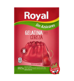 Royal Gelatina Cereza Sin Azucar