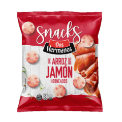 Dos Hermanos Snack de Arroz Sabor Jamón Horneados