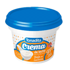 Tonadita Crema de Leche Baja en Lactosa 200ml