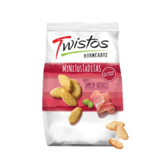 Twistos Horneados Mini Tostaditas Jamón 40g