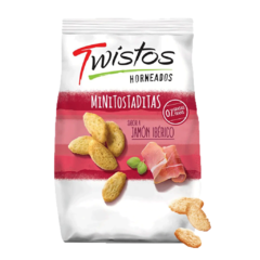 Twistos Horneados Mini Tostaditas Jamón 95g