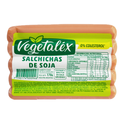 Vegetalex Salchichas de Soja