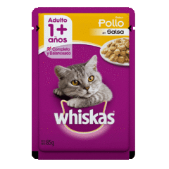 Whiskas Pouch Pollo 85g - comprar online