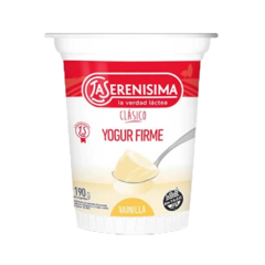 La Serenisima Yogur Clásico Firme Sabor Vainilla 190 g