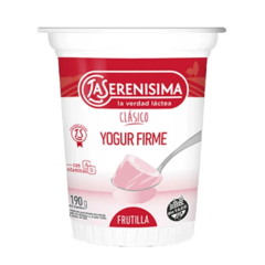 La Serenisima Yogur Clásico Firme Sabor Frutilla 190 g