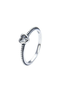 Anillo 7666-9743 Corazon con Cubic