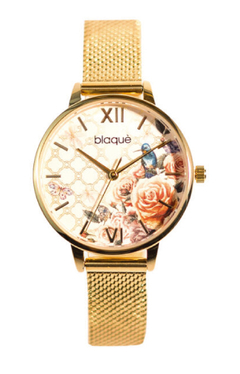 Reloj Blaquè BQ185D Malla Tejida Metal Dorado