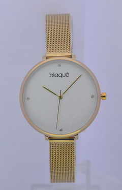 Reloj Blaquè BQ206D Malla Tejida Metal Dorado