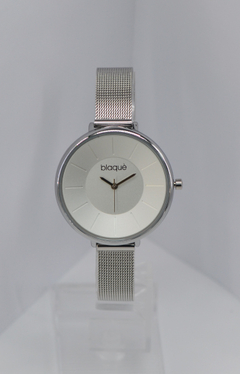 Reloj Blaquè BQ207P Malla Tejida Metal Plateado