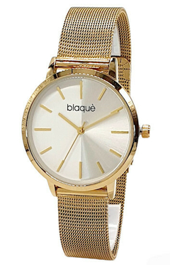 Reloj Blaquè BQ222DP Malla Tejida Metal Dorado