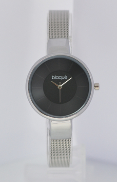 Reloj Blaquè BQ208PN Malla Tejida Metal Plateado