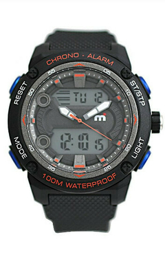 Reloj Mistral GADG-1812-01 ANA-DIGI malla de caucho para caballero - comprar online