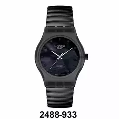 Reloj Knock Out KN2488-933 malla elastizable para dama negro