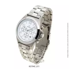 Reloj Kosiuko Hombre de Acero Plateado KS794C