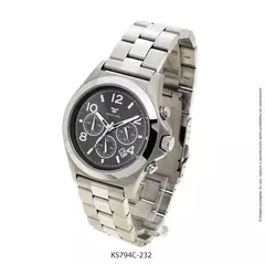 Reloj Kosiuko Hombre de Acero Plateado KS794C