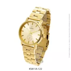 Reloj Kosiuko Dama de Acero Dorado KS811A