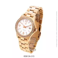 Reloj Kosiuko Dama de Acero Rose KS813A