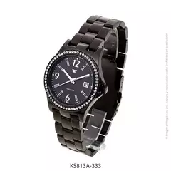 Reloj Kosiuko Dama de Acero Negro KS813A