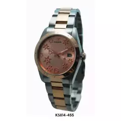 Reloj Kosiuko Dama de Acero Plateado y Rose KS814A