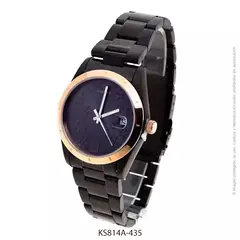 Reloj Kosiuko Dama de Acero Negro KS814A