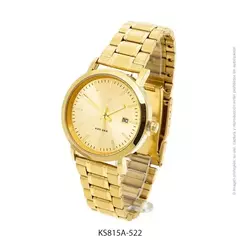 Reloj Kosiuko Dama de Acero Dorado KS815A